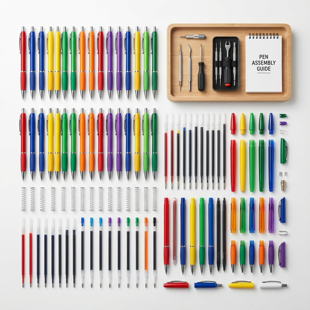 组装笔手工作品